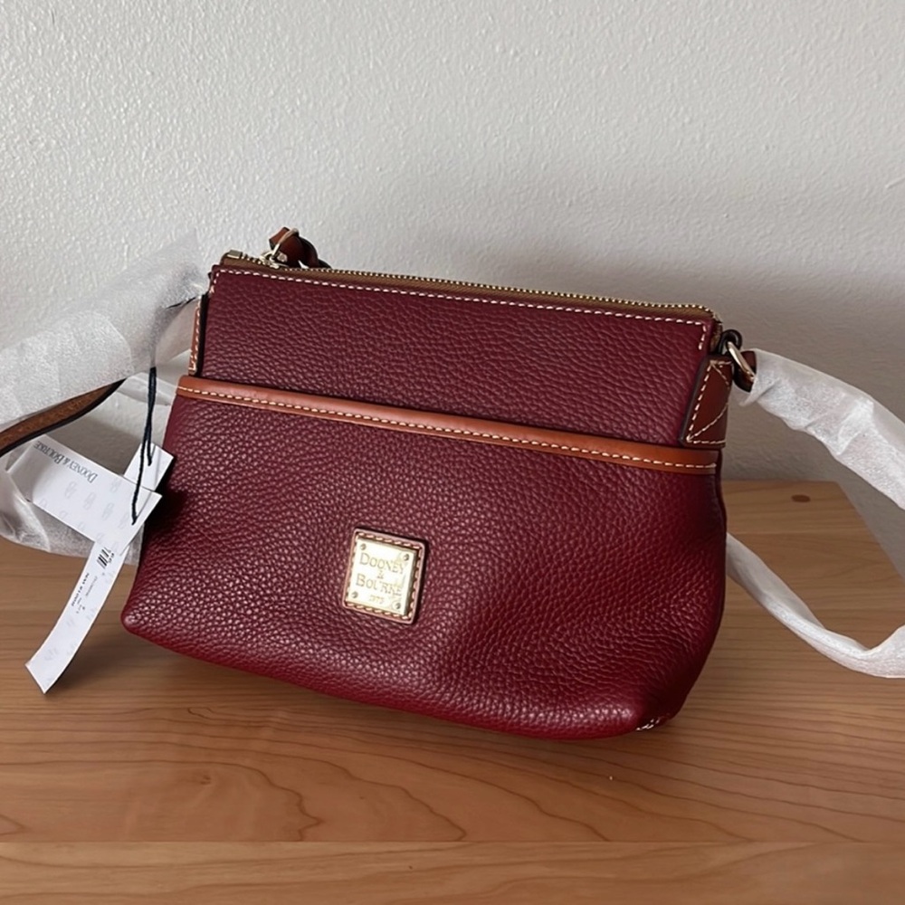 NWT Dooney & Bourke Pouchette • Wine - Picture 3 of 9